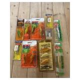 A Bundle of Vintage Fishing Lures, Still in