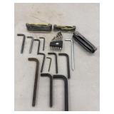 ALLEN WRENCH BUNDLE. MISC SIZES. 3 ARE A MULTI