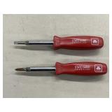 2 State Farm Promotional Multi-Bit Screwdrivers