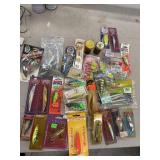 Huge Collection of Fishing Lures, Hooks, Weights,