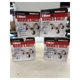 Haul Master 3 Wheel Moverï¿½s Dolly. Set of 4 New