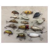 14 Vintage Fishing Lures, Various Brands, Cordell