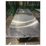 Commercial-grade stainless steel single shelf