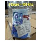TWO Cases Medical Kits: 2 Face Masks, 1 Pair