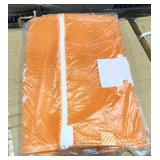 ONE Uncounted Case Orange Mesh Laundry Bags, Open
