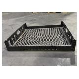 Bundle of NINE Commercial black plastic bread