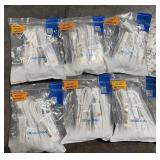 SIX Double Packs 3-Outlet Flat Indoor Extension