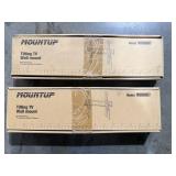 2pc Bundle- TWO MountUp Brand Tilting TV Wall