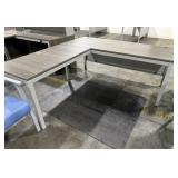 ULine Downtown Office L-Desk - 72 x 72", Gray (3