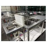 Custom built portable stainless steel concession