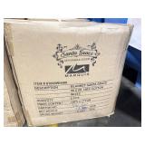 BOX of 6 White Santa Grace 90x90 100% Cotton