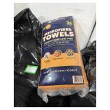 ORANGE MEMBERS MARK MICROFIBER TOWELS. 16ï¿½ X 16ï¿½.