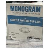 3 CASES OF MONOGRAM, CLEAR SOUFFLï¿½ PORTION CUP