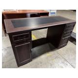 Staples Kendall Park 58.5"W Double Pedestal Desk