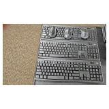 Logi wireless keyboards and mouses