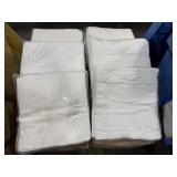SIX White Santa Grace 90x90 100% Cotton Blankets