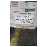 Pallet of Westcraft can liners