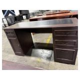 Staples Kendall Park 58.5"W Double Pedestal Desk