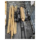 ULine Wire Crate Full of Commercial Dust Mop