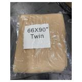 PALLET OF TAN FLEECE BLANKETS. 100% POLYESTER