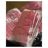 UNCOUNTED QUANTITY OF PACKS OF PINK MICROFIBER