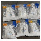 SIX Double Packs 3-Outlet Flat Indoor Extension