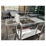 Custom built portable stainless steel concession