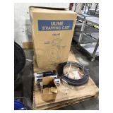 NEW IN BOX ULINE STRAPPING CART DELUXE. HEAVY
