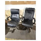 SET OF TWO OFFICE CHAIRS