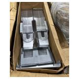 TWO CEREAL DISPENSERS. PLASTIC. USED. SOLD