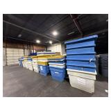 Bundle of 3 industrial plastic storage