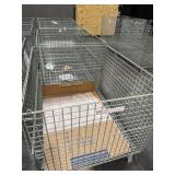 4 METAL CRATES. 3,000 LB STATIC LOAD CAPACITY.