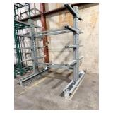 Heavy-duty double-sided cantilever rack for