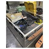 CUSTOM-MADE DIAMOND PLATE CRATE.