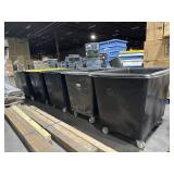 Poly box truck, also known as a cube truck. A