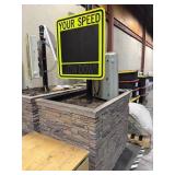 Large Radar Speed Sign, a traffic-calming device