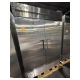 TRUE MANUFACTURING COMPANY TWO DOOR STAINLESS