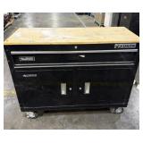 Yukon 46 inch Mobile Work Bench Cabinet  BLACK