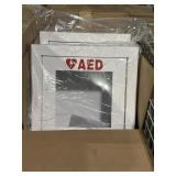 3 NEW Cardiac Science Wall Mounted AED Cabinets