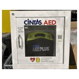 ZOLL AEDPLUS Defibrillator in AED Wall Cabinet