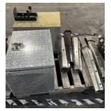 VARIOUS SEMI TRUCK PARTS. Side tool boxes ,