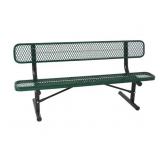 Heavy Steel Outdoor Bench by Global Industries