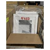 3 NEW Cardiac Science Wall Mounted AED Cabinets