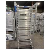 Set of 2 Mobile aluminum commercial sheet pan