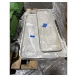 10pc bundle of plastic trays. 2 different sizes.