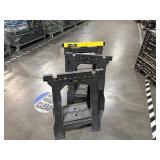 Lot of 3 Stanley plastic saw horses