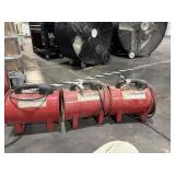 Lot of THREE 8-inch central machinery portable