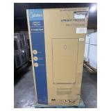 MIDEA WHITE UPRIGHT FREEZER. 17 CUBIC FT. NEW IN