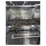 DYNAMIC COOKING SYSTEMS 6-BURNER GAS STOVE AND