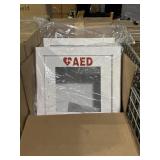 3 NEW Cardiac Science Wall Mounted AED Cabinets